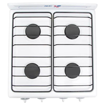Parrilla de Mesa IEM PSI51BB 4 Quemadores Blanca