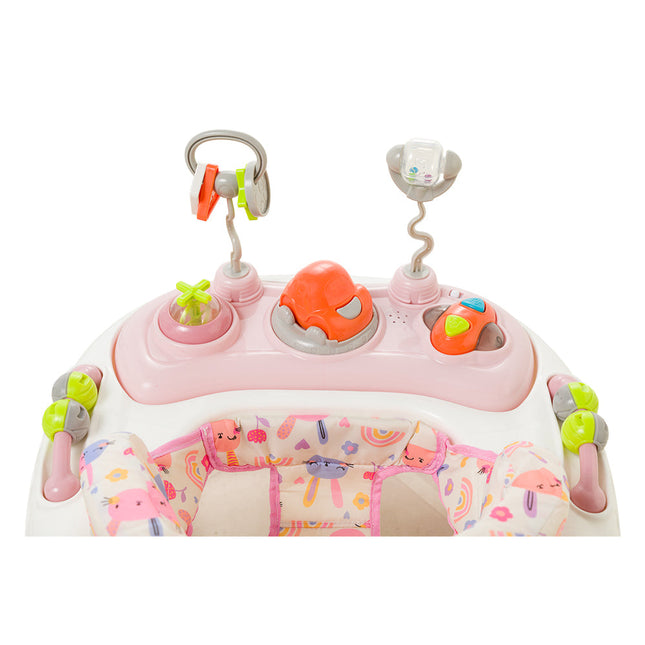 Andadera D Bebe Metropoli 3 Alturas Ajustables Rosa