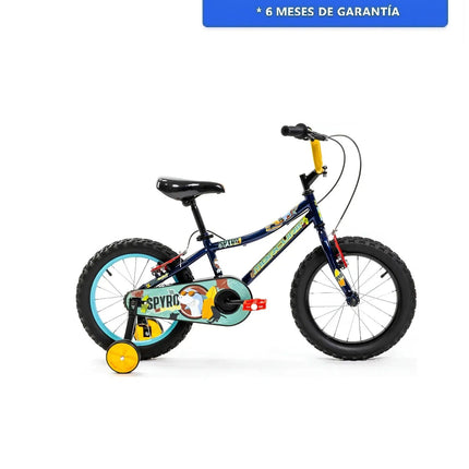 Bicicleta Infantil Mercurio Spyro R16'' 1v Azul Marino