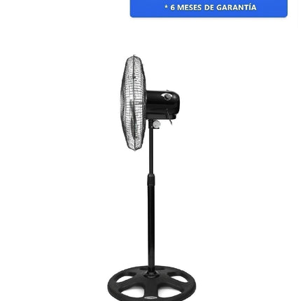 Ventilador de Pedestal Taurus MAVERICK VEN 18 Pulgadas 3 en 1 Pedestal, Piso y Pared 6 Aspas Metálicas 3 Velocidades