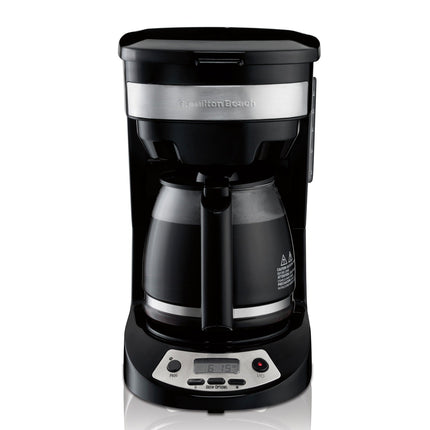 Cafetera Programable 12 Tazas Hamilton Beach 46299J  3 opciones de preparación