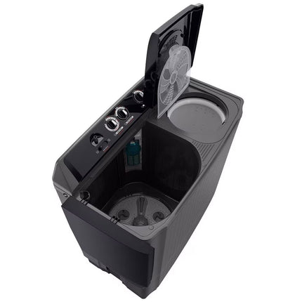 Lavadora LG WP18MAR Carga Superior Doble Tina con Sistema Sin Aspas Roller- Jet 18Kg Gris