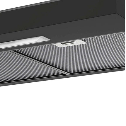 Campana Mabe de Pared 76cm Acero Inoxidable Negro