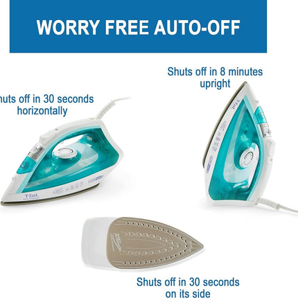 Plancha T-Fal FV1742U0 Eco Master de 1400 W blanca/azul