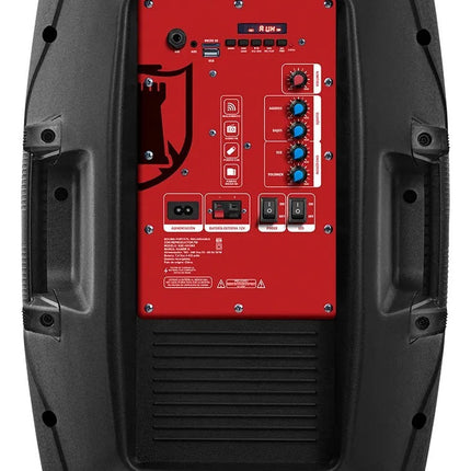 Bocina Kaiser KSE 1015MX/7515MX Micrófono Tripié 15 Pulgadas 40wrms Negro