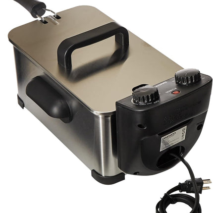 Freidora de inmersión Daewoo DDF-364 cap 3 Lts con control de temperatura potencia de 1700W