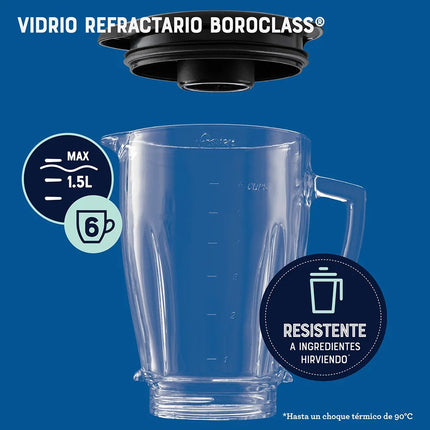 Licuadora Oster® BLSTPYG1310RBG Reversible y vaso Blend-N-Go