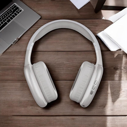 Audífonos de Diadema Kaiser KHE-2002SL Over Ear Recargables con Bluetooth, Reproductor Micro SD, Manos Libres y Micrófono Morado (Copia)