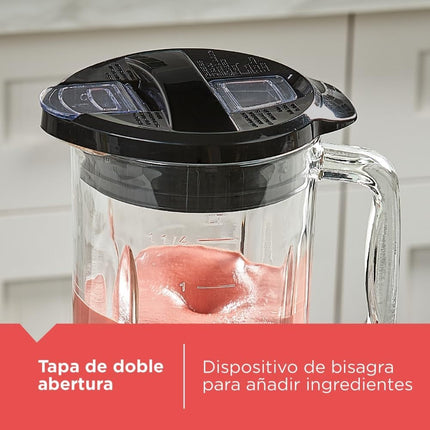 Licuadora Black & Decker BL0876-1BDLA Vaso Vidrio 700W de 8 Vel Negra