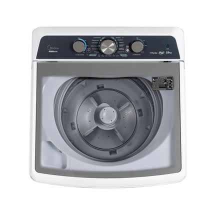 Lavadora Carga Superior Midea MA500W22W 22Kg Vortex Wash Agitador