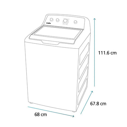 Lavadora Automática Mabe LMA79114CBAK0 19Kg Blanca