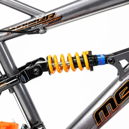 Mountain Bike Mercurio Doble Susp Kaizer Dh R26 21v Shimano Plateado 26 "