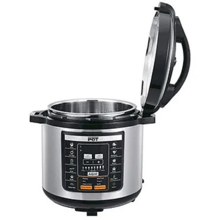 Combo Olla de presión Koblenz Kitchen Magic Pop KMP-1000 IN electrica + 3 Pack de Sartenes Ekco 3 PACK NEGRO Aluminio con Duraflon