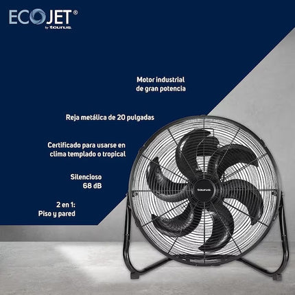 Ventilador de Piso Taurus FLASH 20 Pulgadas 3 Velocidades