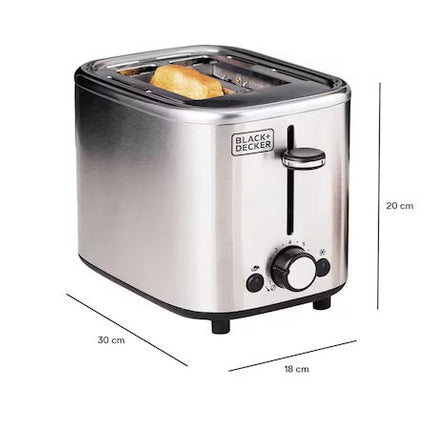 Tostador Black&Decker TR0012SS-LA 2 Rebanadas