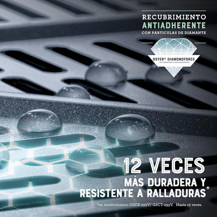 Freidora Oster CKSTAF401MDF de Aire Manual Recubrimiento DiamondForce 4L de Capacidad