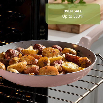 Bateria de Cocina T-Fal C493SC74 Refresh 12 piezas Termo Señal Rosa