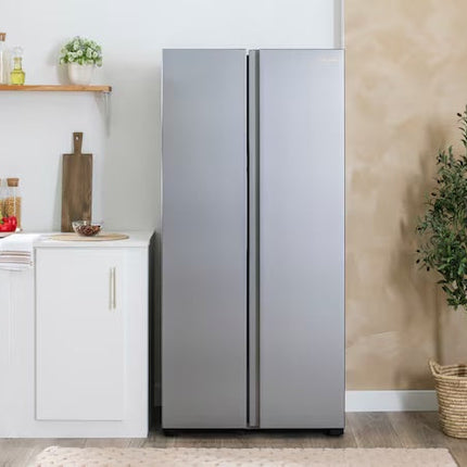 Refrigerador Hisense RS15N6GCX Side by Side 15 pies Silver