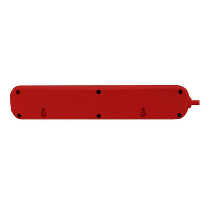 Multicontacto Supresor Koblenz SS-300 C de 6 Contactos Rojo