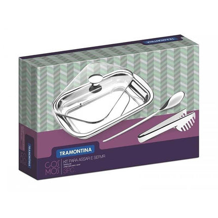 Juego para hornear de acero inoxidable 3 piezas Tramontina 64310114