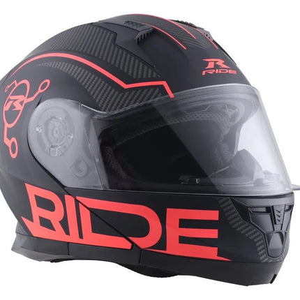 Casco Motociclista Abatible Tour Hr Ride Line St N Unisex