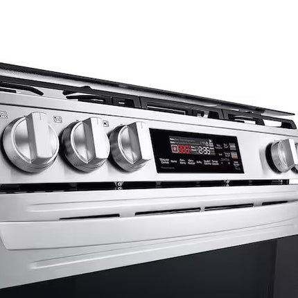 Estufa LG LRGL5844S de Piso 30'' con 5 Quemadores Eléctrica Función Freidora de Aire