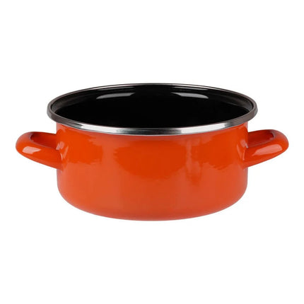 Cacerola Ekco CACE EMO16NA Emotions 16cm Acero Vitrificado Naranja