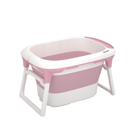 BAÑERA PLEGABLE BUBBLES BABY - rosa