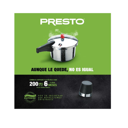 Olla Premier de Presión PRESTO Aluminio 7 Sistemas de seguridad