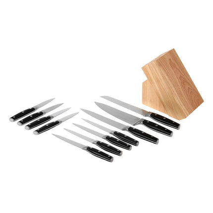 Bloque de Cuchillos VASCONIA con 19 Piezas Prima