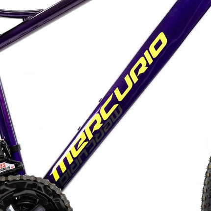 Bicicleta De Montaña Mercurio Kaizer R26'' Color Purpura 21v Violeta Oscuro