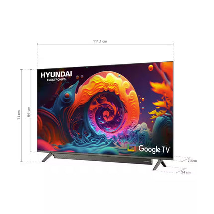Pantalla HYUNDAI HYLED5028FG Smart TV LED de 50 pulgadas Full HD con Google TV