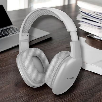 Audífonos de Diadema Kaiser KHE-2002SL Over Ear Recargables con Bluetooth, Reproductor Micro SD, Manos Libres y Micrófono Morado (Copia)