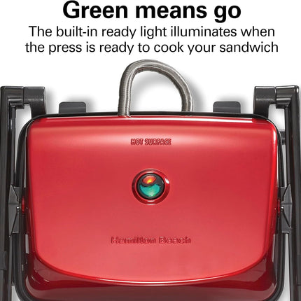 Sandwichera Hamilton Beach 25462Z Prensa para Panini  Cualquier Espesor de Sándwich