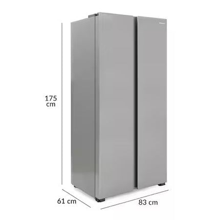Refrigerador Hisense RS15N6GCX Side by Side 15 pies Silver
