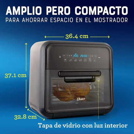 Súper freidora de aire Oster® CKSTAFOV3 4L Negra
