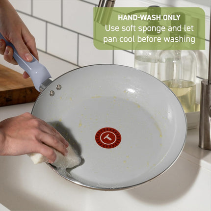 Bateria de Cocina T-Fal C493SC74 Refresh 12 piezas Termo Señal Rosa