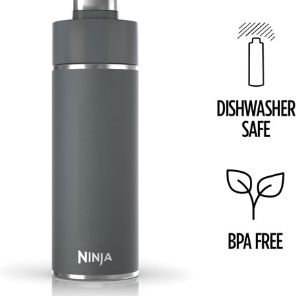 Termo Ninja DW1801GY de 532ml 18 oz Thirsti Gris