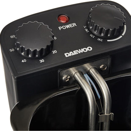 Freidora de inmersión Daewoo DDF-364 cap 3 Lts con control de temperatura potencia de 1700W