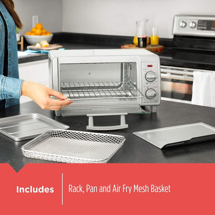 Tostador BLACK+DECKER TO1785SG de 4 rebanadas gris