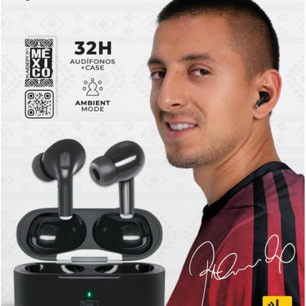 Audífonos Kaiser KWE-2026BK BT Estudio Control Inteligente/Cancelación De Ruido