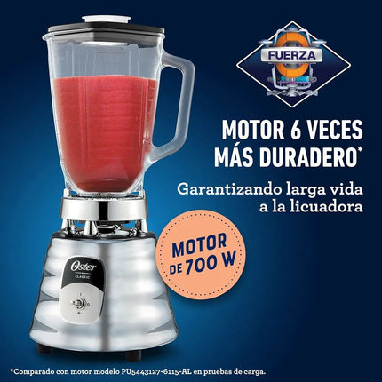 Licuadora Oster Clásica BLST4125-013 1V Plateada