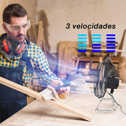 Ventilador De 12" De Escritorio Y Pared MYTEK 3372