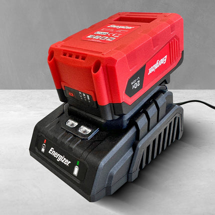 Rotomartillo Energizer EZLCD12HBL-C B4 Sin Carbones 1/2 20v 1800rpm Y Accesorios Rojo 50Hz/60Hz