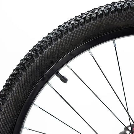 Bicicleta Alubike 24 Sierra 8 Velocidades De Aluminio Gris Rosa Unitalla
