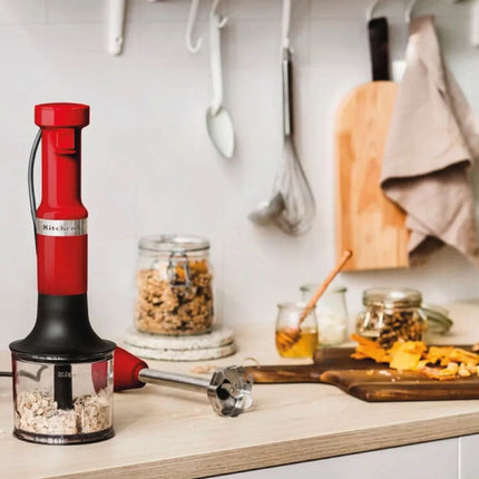 Licuadora de Inmersion KitchenAid 7KHBV83MPA C/Acc 1L Roja