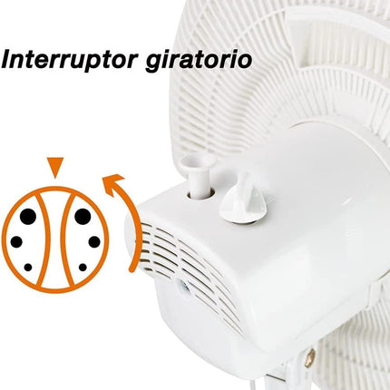 Paquete Ventilador 3 piezas De Pedestal Mytek 3197 16 Pulgadas