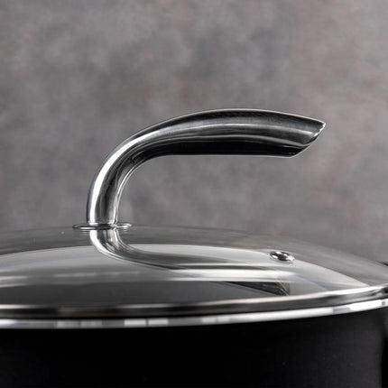 Batería de Cocina 6 Piezas Vasconia 70010456 Urban de Aluminio Negro