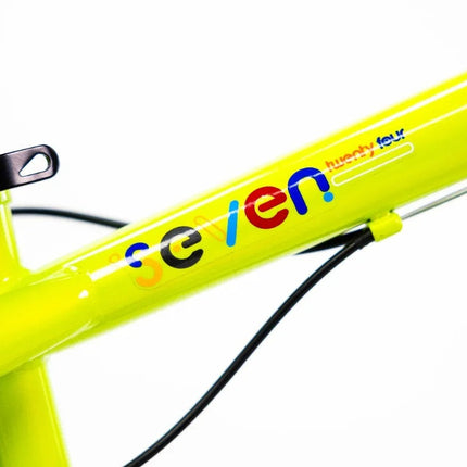 Bicicleta De Montaña Mercurio Seven R24'' 7v Verde Lima