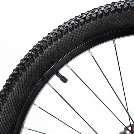 Bicicleta Alubike 24 Sierra 8 Velocidades De Aluminio Gris Rosa Unitalla